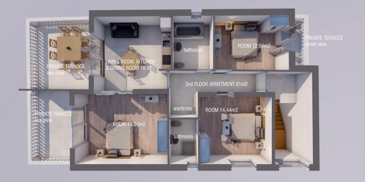 Apartmani Mira 沃迪切 外观 照片